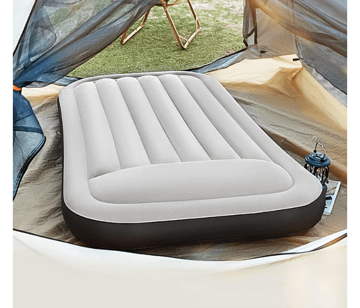 Portable Twin Camping Inflatable Air Mattress with Pump, Twin Air Bed for Camping Blow Up Mattress, Sleeping Pads Inflatable Camping Pad for SUV Truck Tent