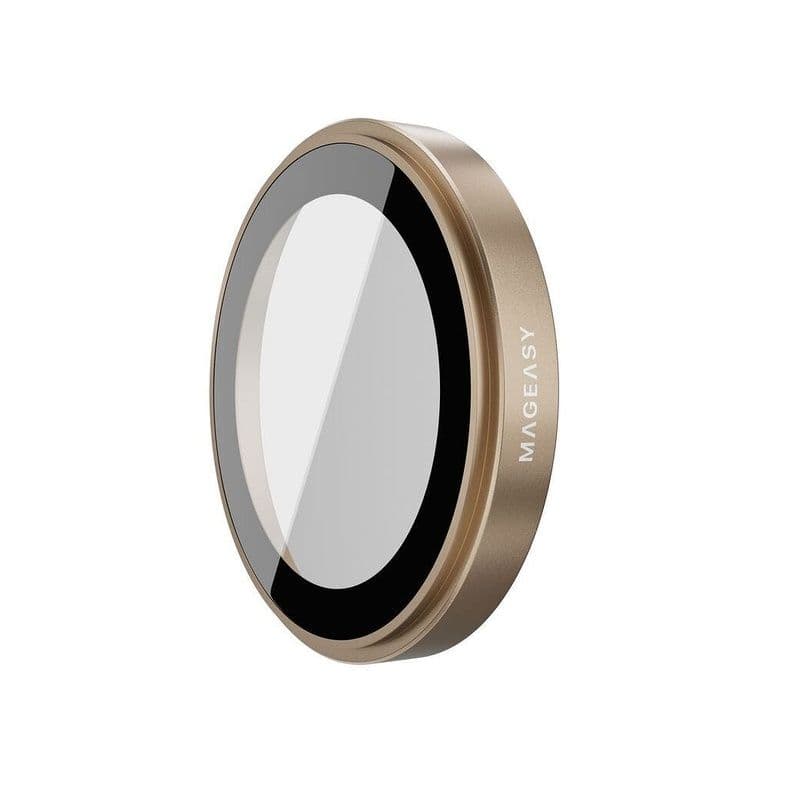 Mageasy Lenz Sapphire Lens Protector For 2024 Iphone 16 Pro/6.7 Pro Max, High Transparency Titanium Desert