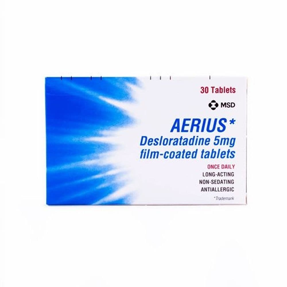 Aerius 5 Mg 30 Tablets