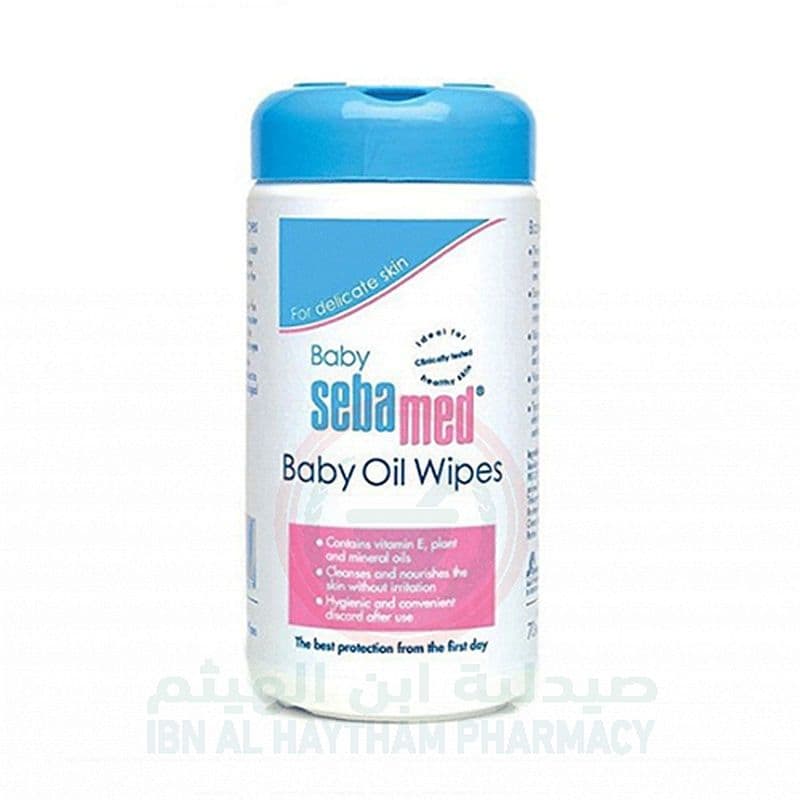 Sebamed Baby Oil Wipes 70'S