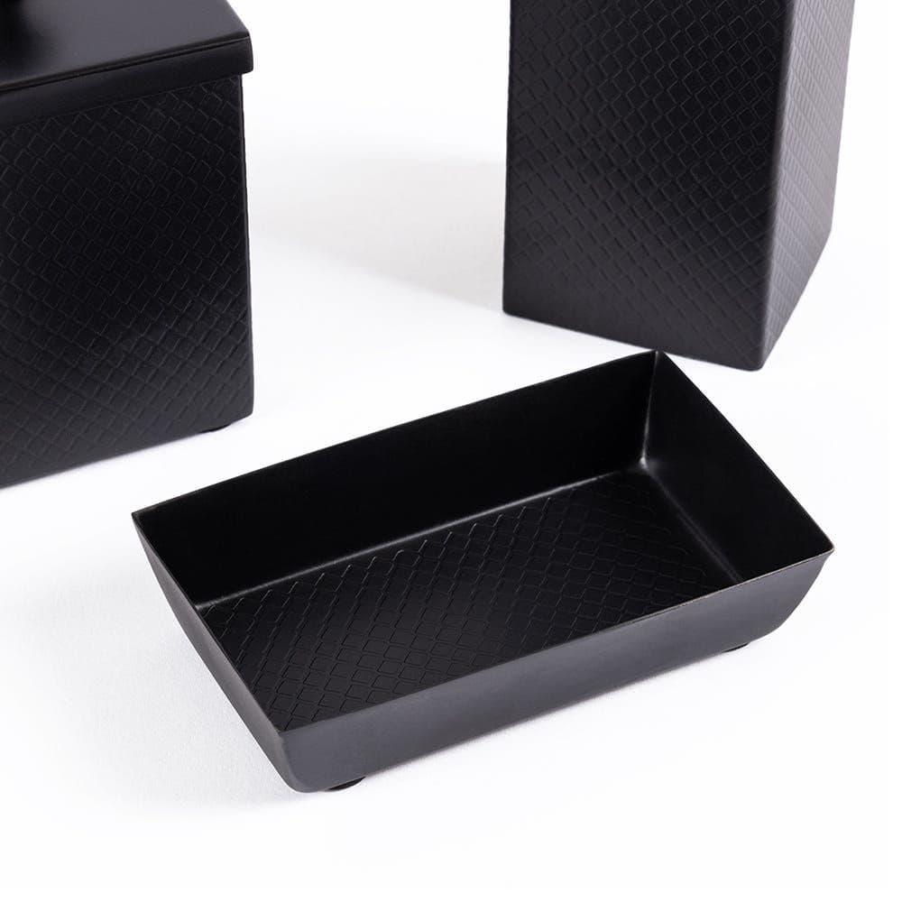 Aero Soap Dish, Black - 12.5X7.5 Cm