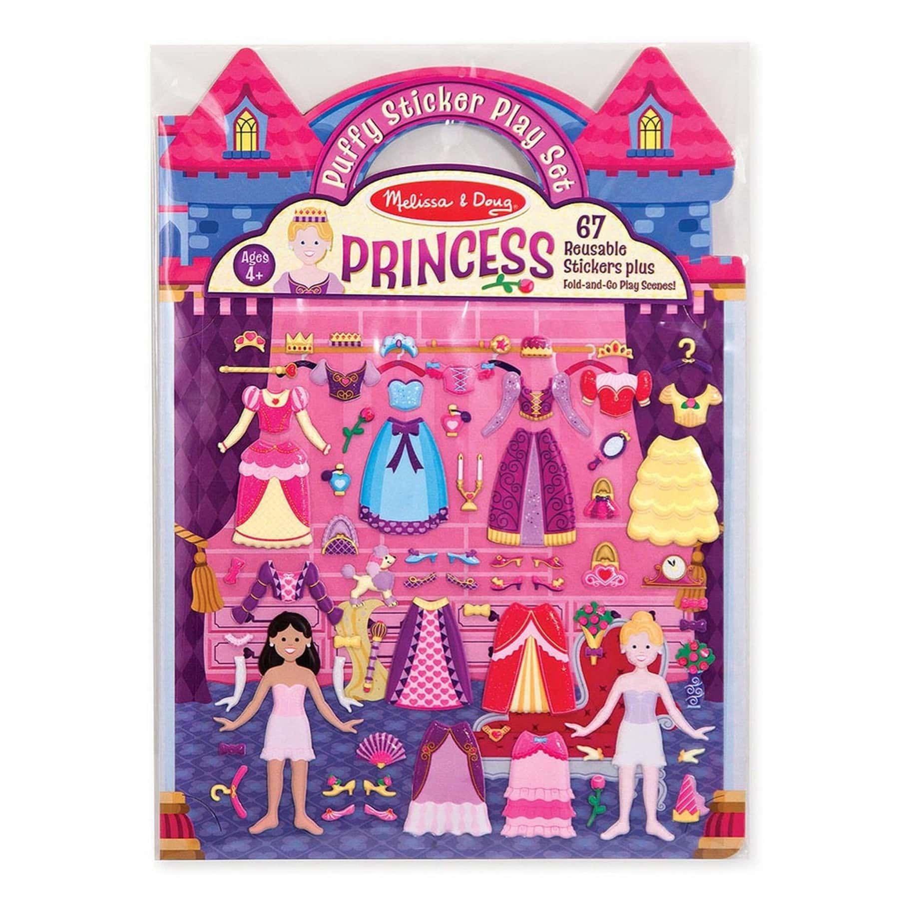 Melissa & Doug Puffy Stickers Princess Play Set