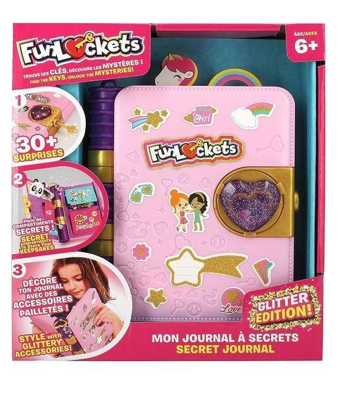 Fun Lockets Secret Journal Glitter Edition