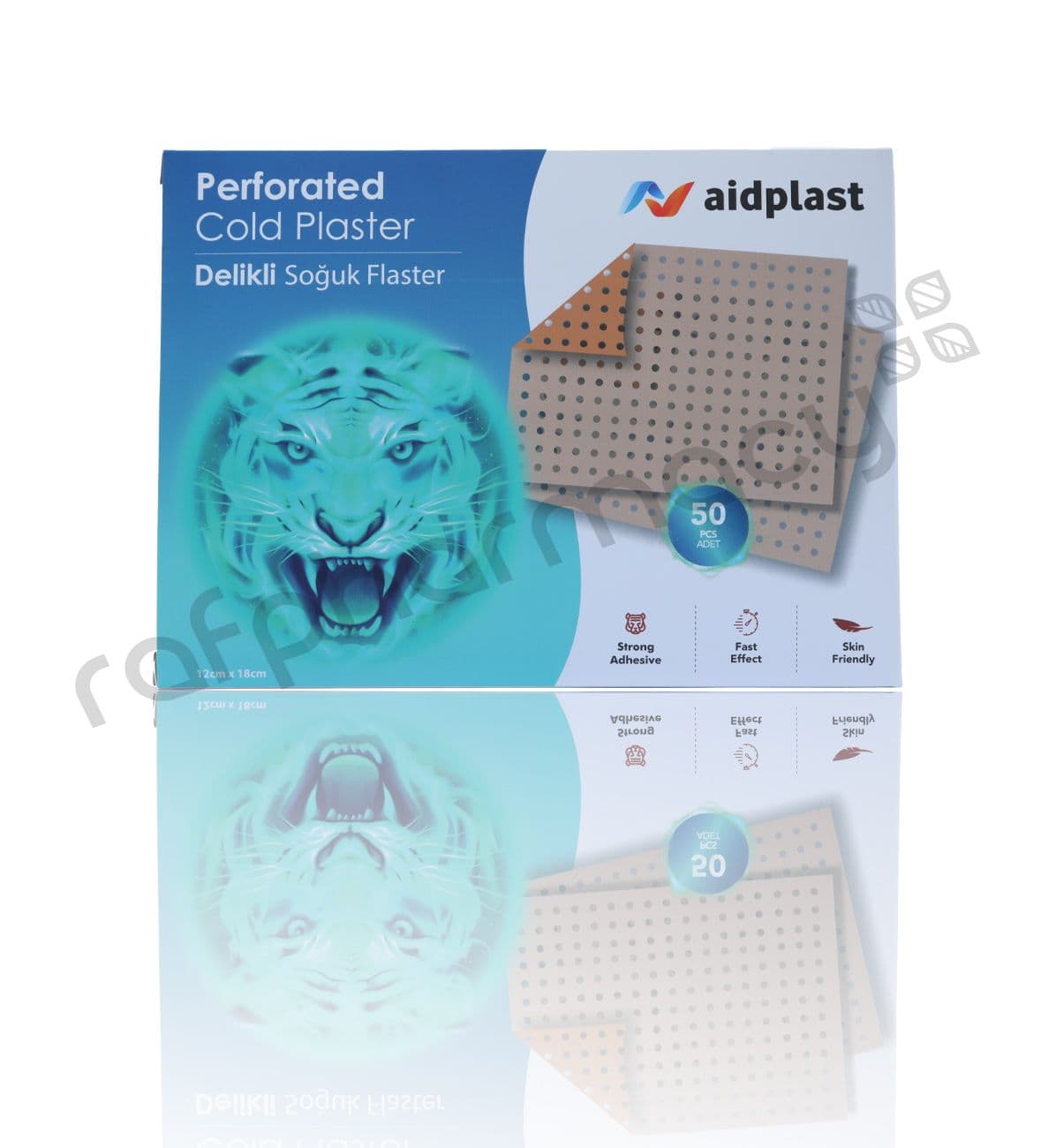 Aidplast Perforated Cold Plaster 12Cmx18Cm V700M 50'S#20883