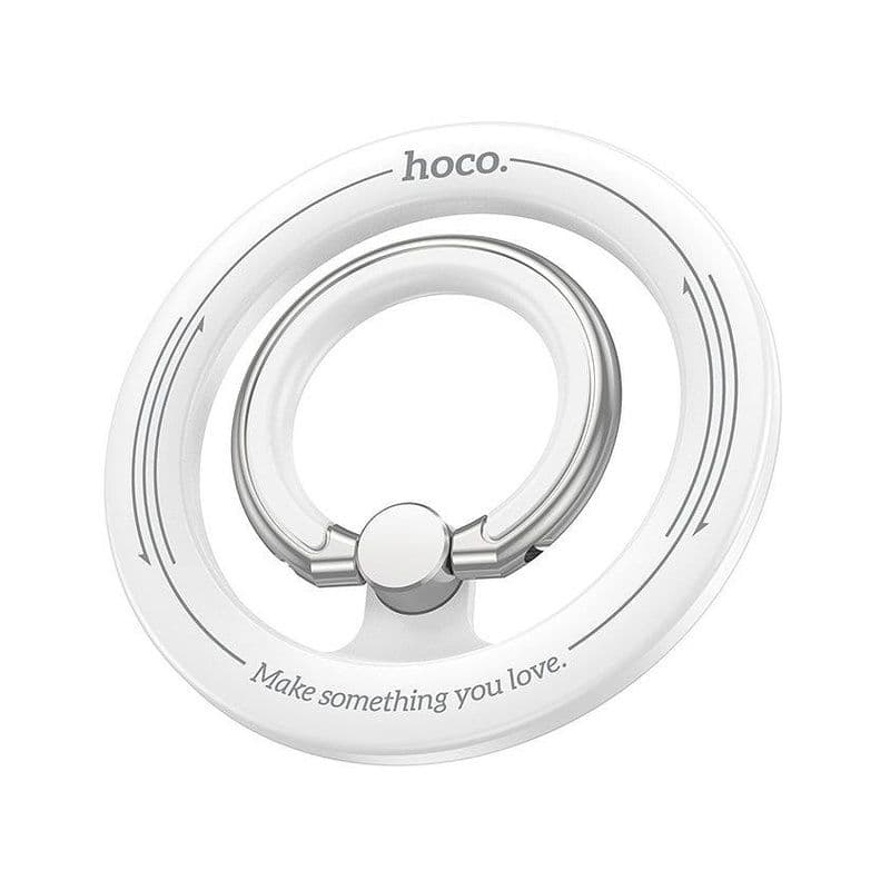 Hoco Gh1 Gentle Magnetic Mobile Phone Ring Holder White