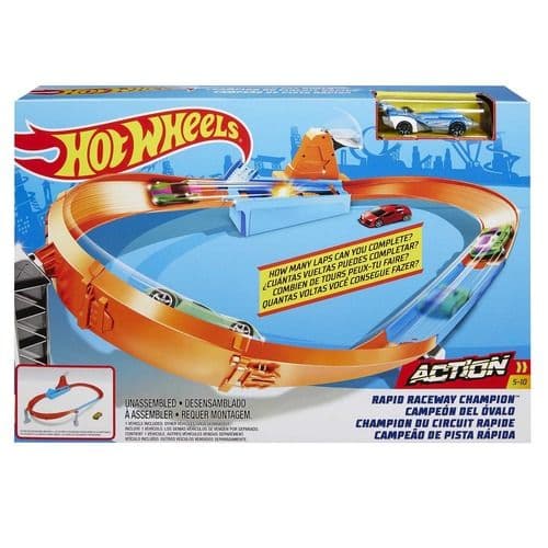 Mattel Hot Wheels Action Rapid Raceway Champion