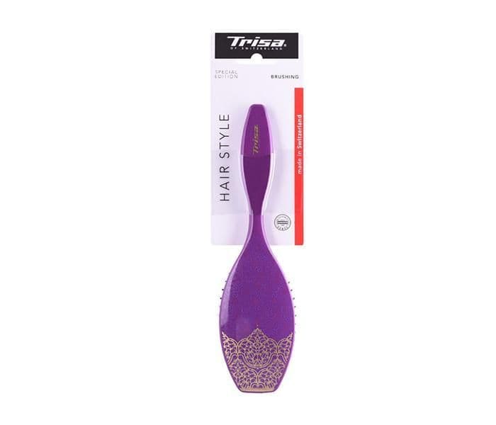 Trisa Decorated Handle Hair Brush  1 PC