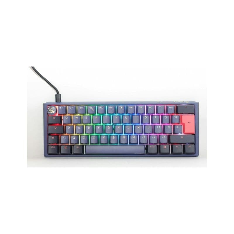 Ducky One 3 Mini Aura 60% Wired Mechanical Gaming Keyboard - Red Switch - Cosmic - لوحة مفاتيح