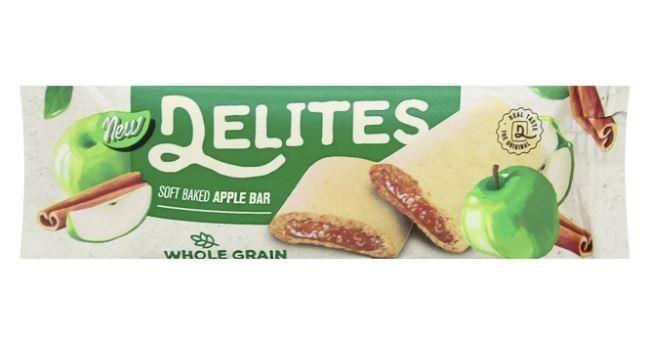 Delites Whole Grain Bar Apple 25gm