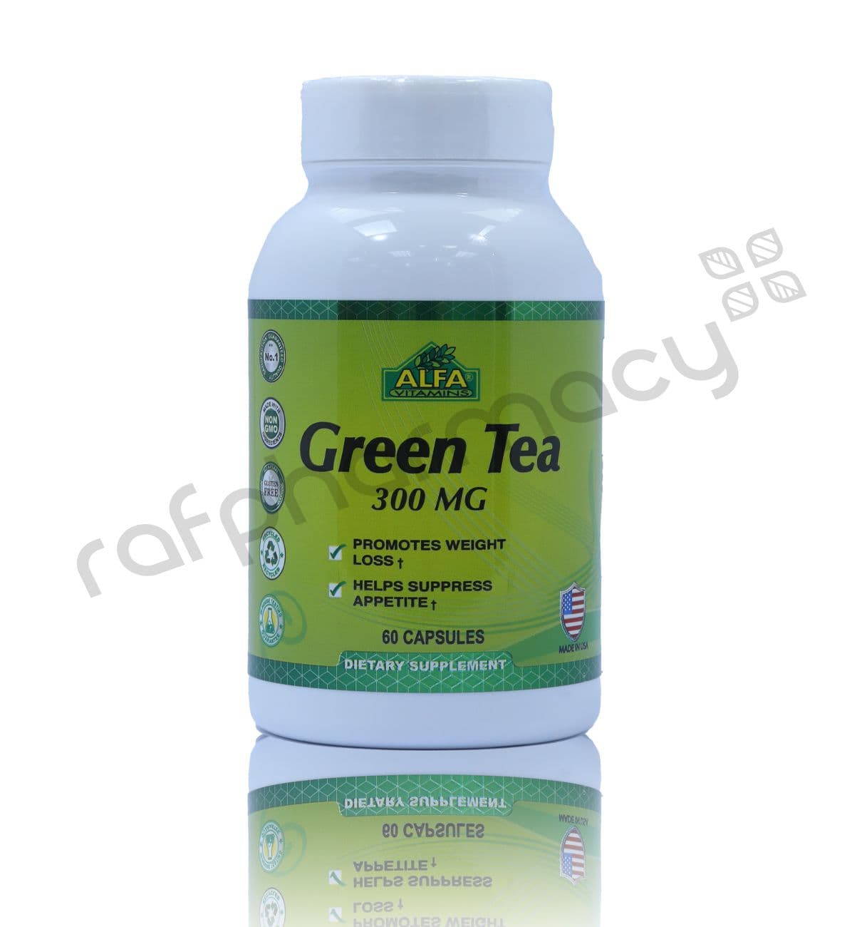 Alfa Green Tea 300Mg Capsule 60'S