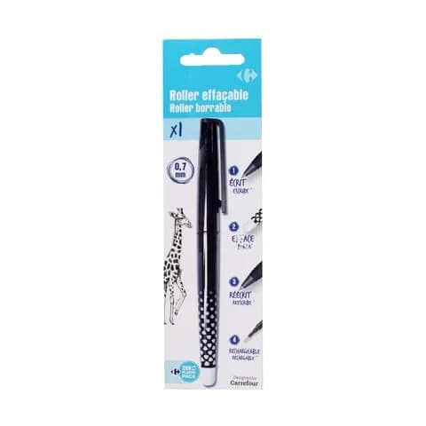 Carrefour Roller Pen Erasable Black