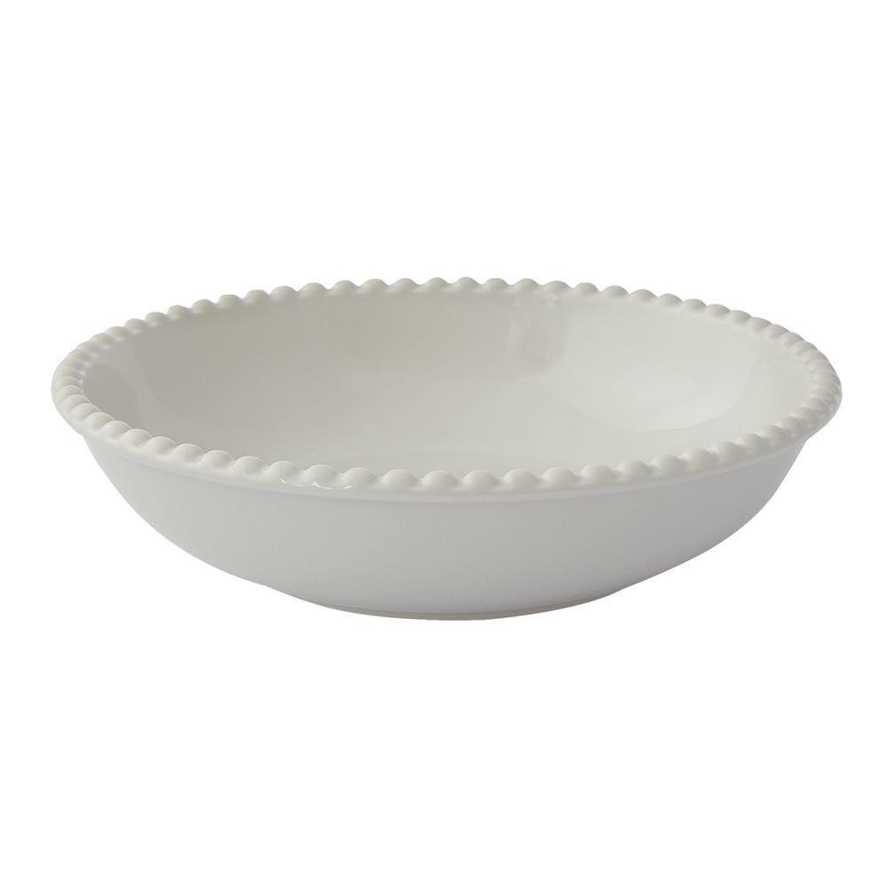 Tiffany Porcelain Soup Plate, Grey - 20 Cm