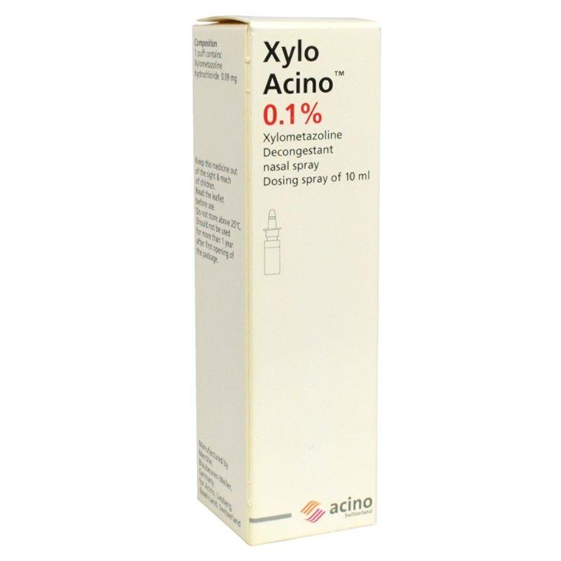 Xylo Acino 0.1% Nasal Spray 10Ml 00Ie