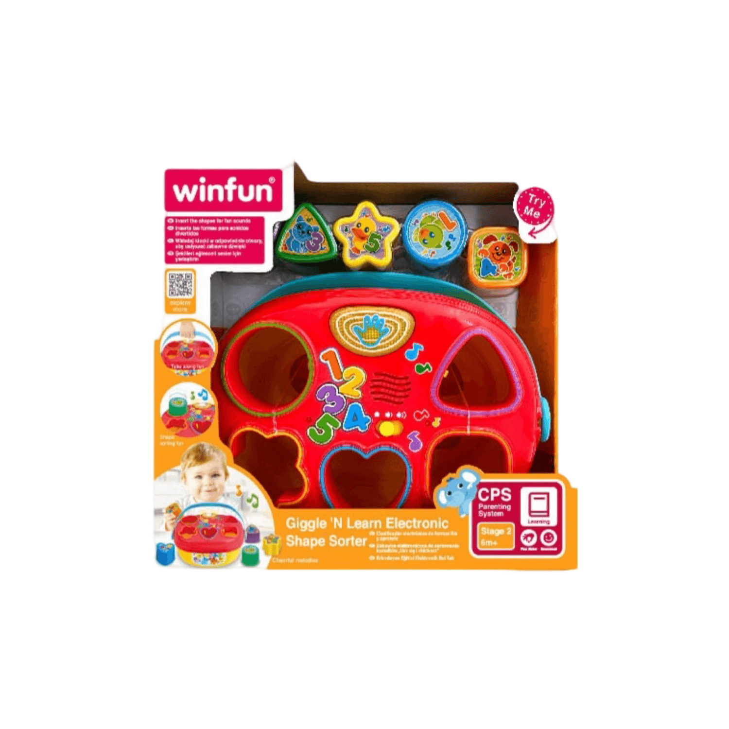 Winfun Giggle 'N Learn Electronic Shape Sorter