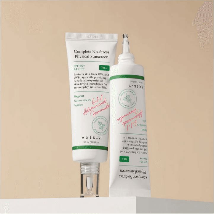 Axis-Y Complete No-Stress Physical Sunscreen Spf50+ Pa+++ - 50Ml