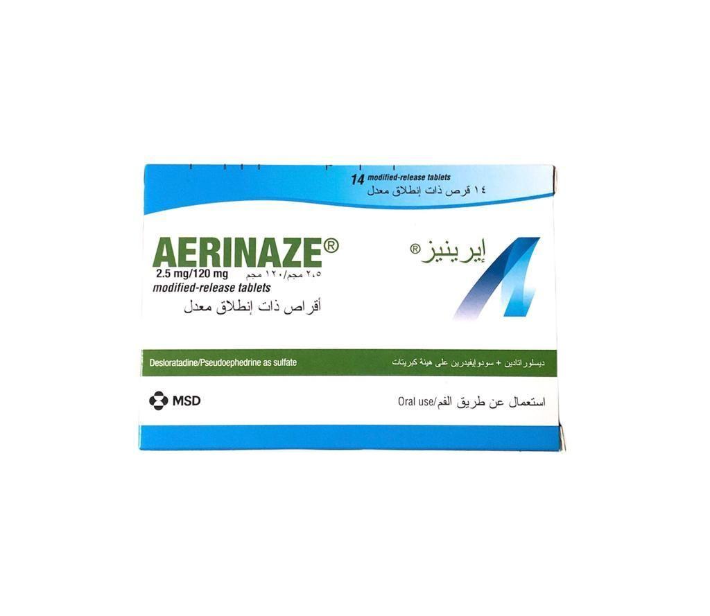 Aerinaze 2.5Mg/120Mg