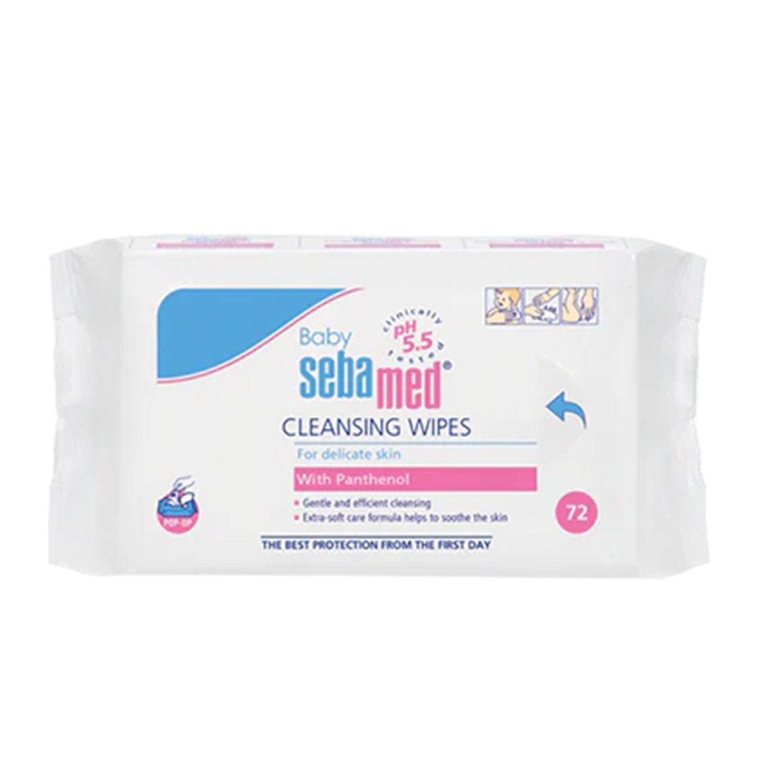 Sebamed Baby Cleansing Wipes W / Panthenol 72 Pcs