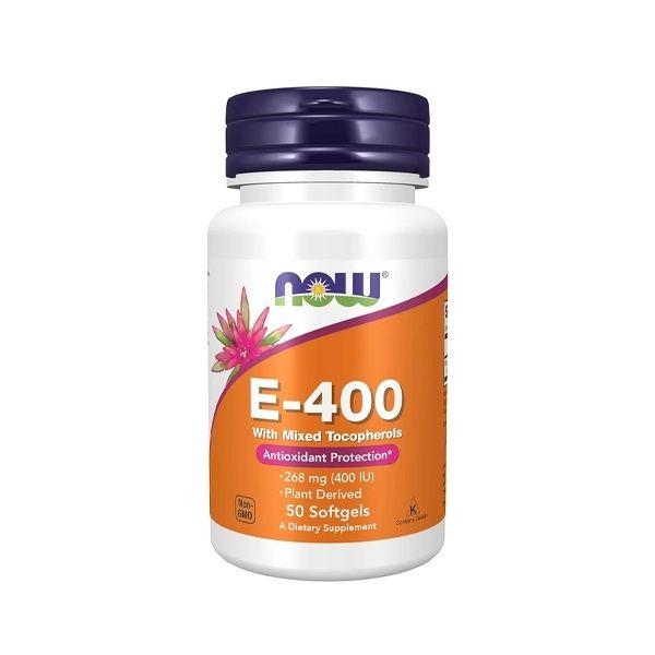 Now E-400Mg Soft gels 50'S