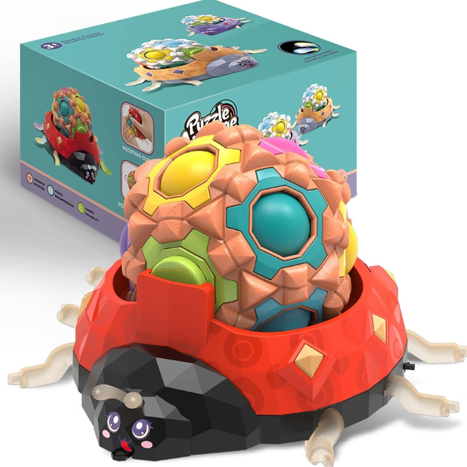 Magic Rainbow Puzzle Ball Fidget Toy 659-A2