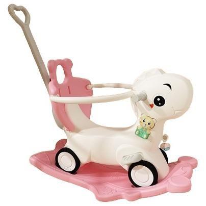 3 in 1 Dino Rocking Horse - Pink