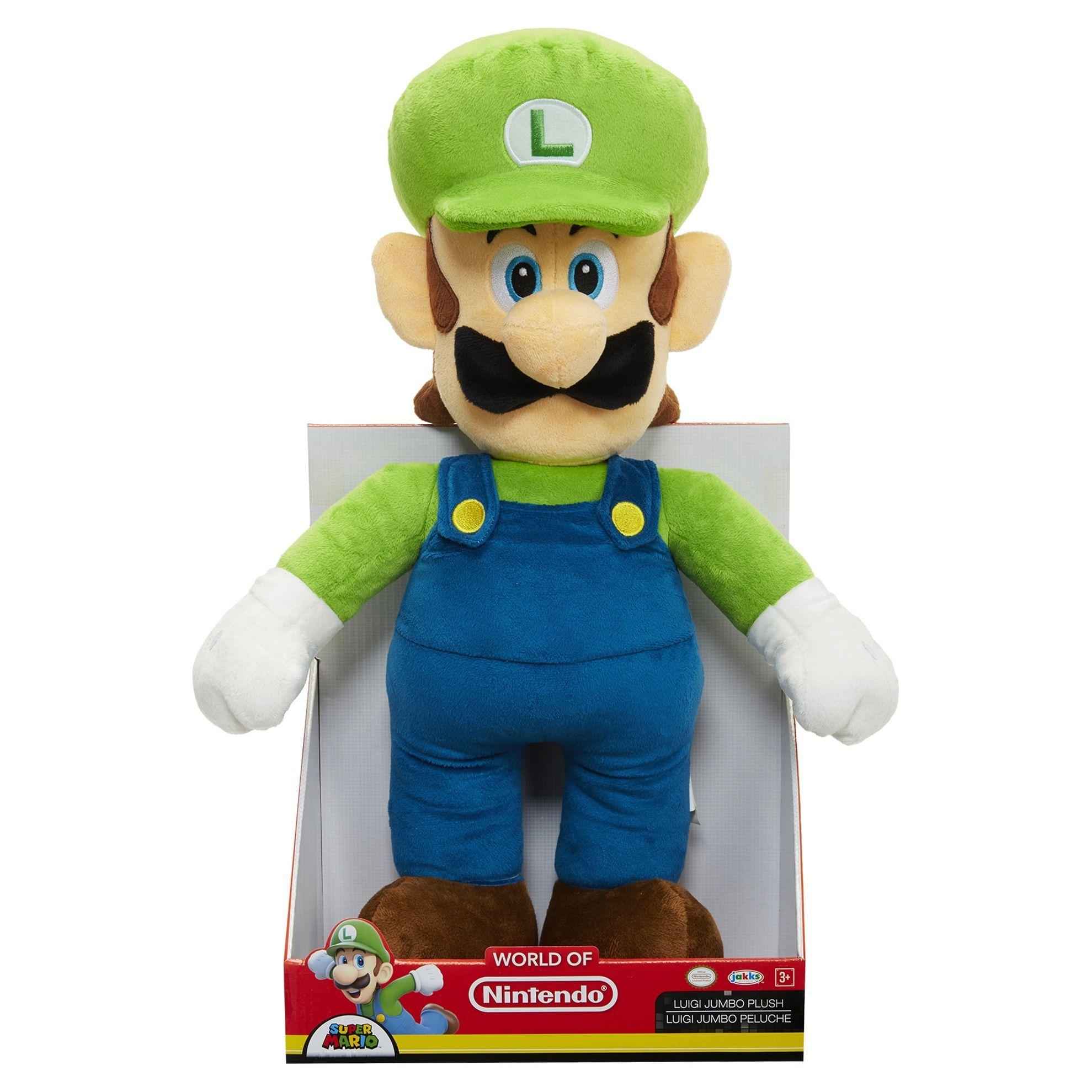 Nintendo Super Mario Luigi Jumbo Plush (50.8 Cm)