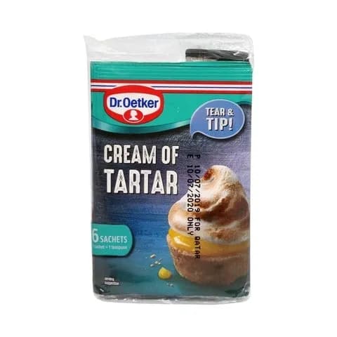 Dr.Oetker Cream Of Tartar 30Gx6'S