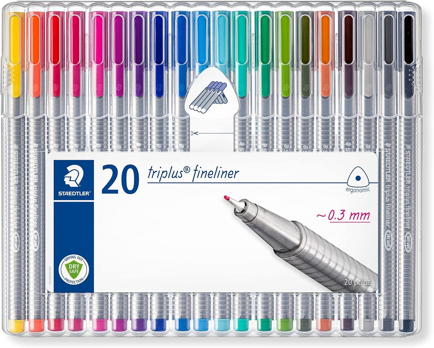 Staedtler 20 Triplus Fineliner 0.3 Mm