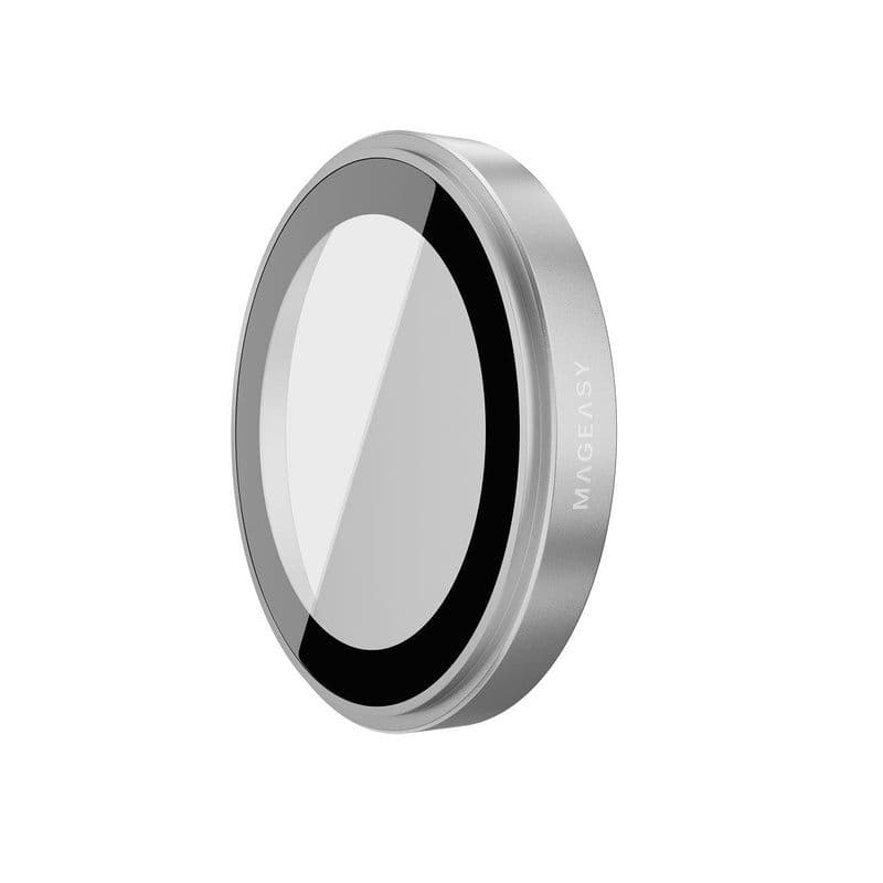 Mageasy Lenz Sapphire Lens Protector For 2024 Iphone 16 Pro/6.7 Pro Max, High Transparency Titanium White