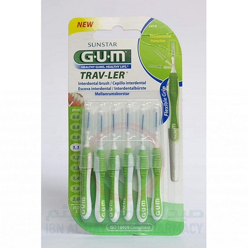 Gum Proxa Brush Traveler-1.1Mm -1414