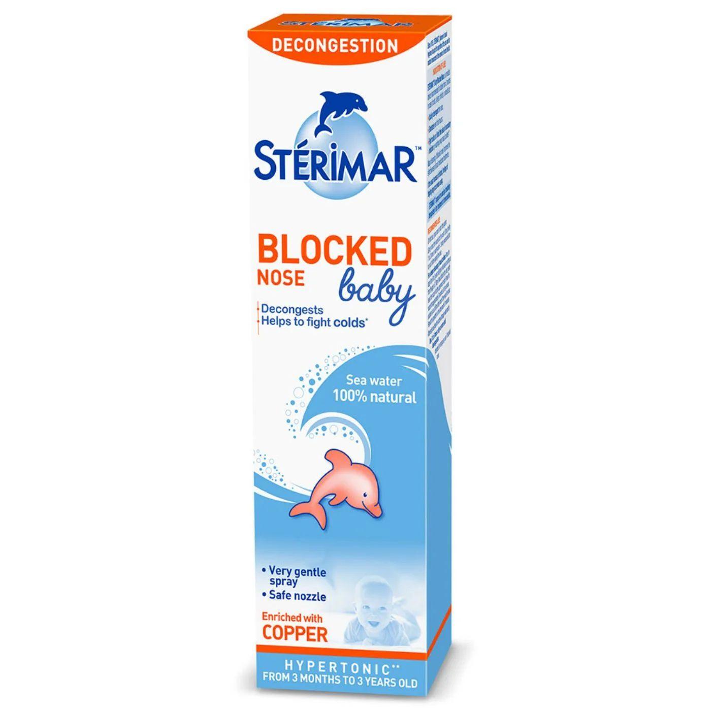 Sterimar Baby Hypertonic Spray 50Ml (Blocked Nose)