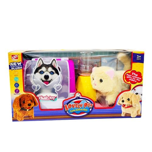 Lovely Stuffed Pet Toy Set No.16472