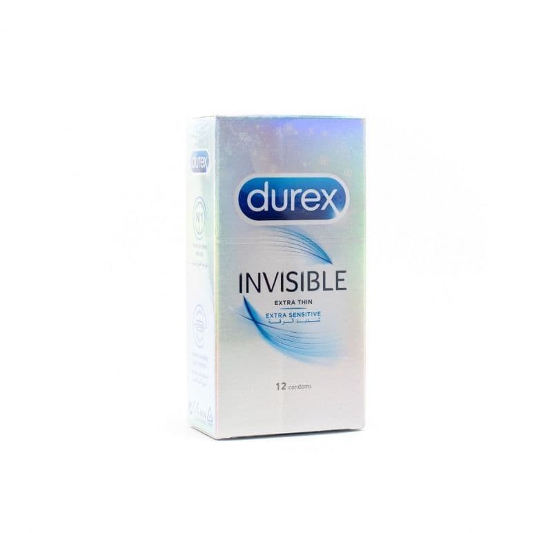 Durex Invisible Extra Thin Lube Condom  12 PC