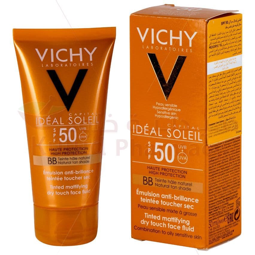 Vichy Capital Soleil BB Anti Shine Tinted Sunscreen for Combination to Oily Skin  SPF 50+ 50ml 1 PC