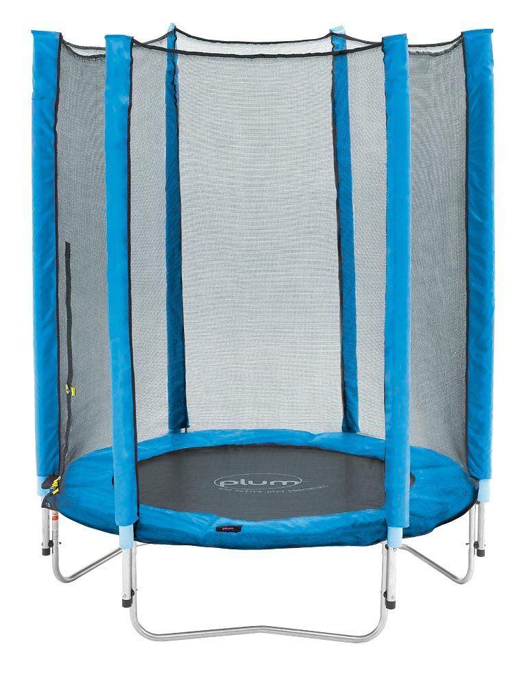 Plum Junior 4.5Ft Trampoline & Enclosure  - Blue