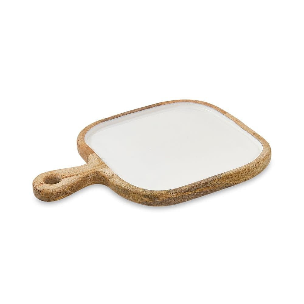 Keneth Wood Platter, Brown - 36X26Cm