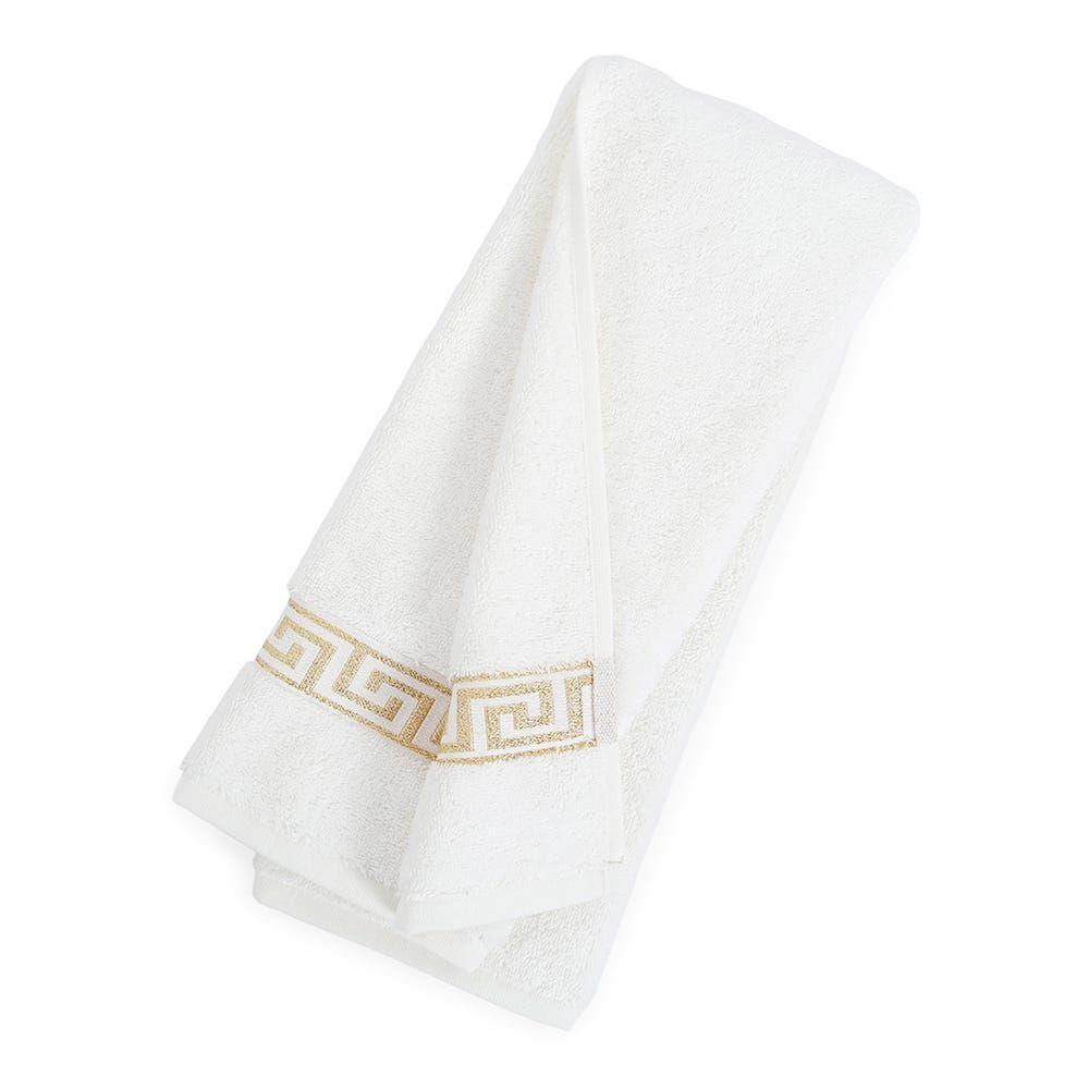 Medusa Hand Towel, Off White - 500 Gsm, 50X80 Cm