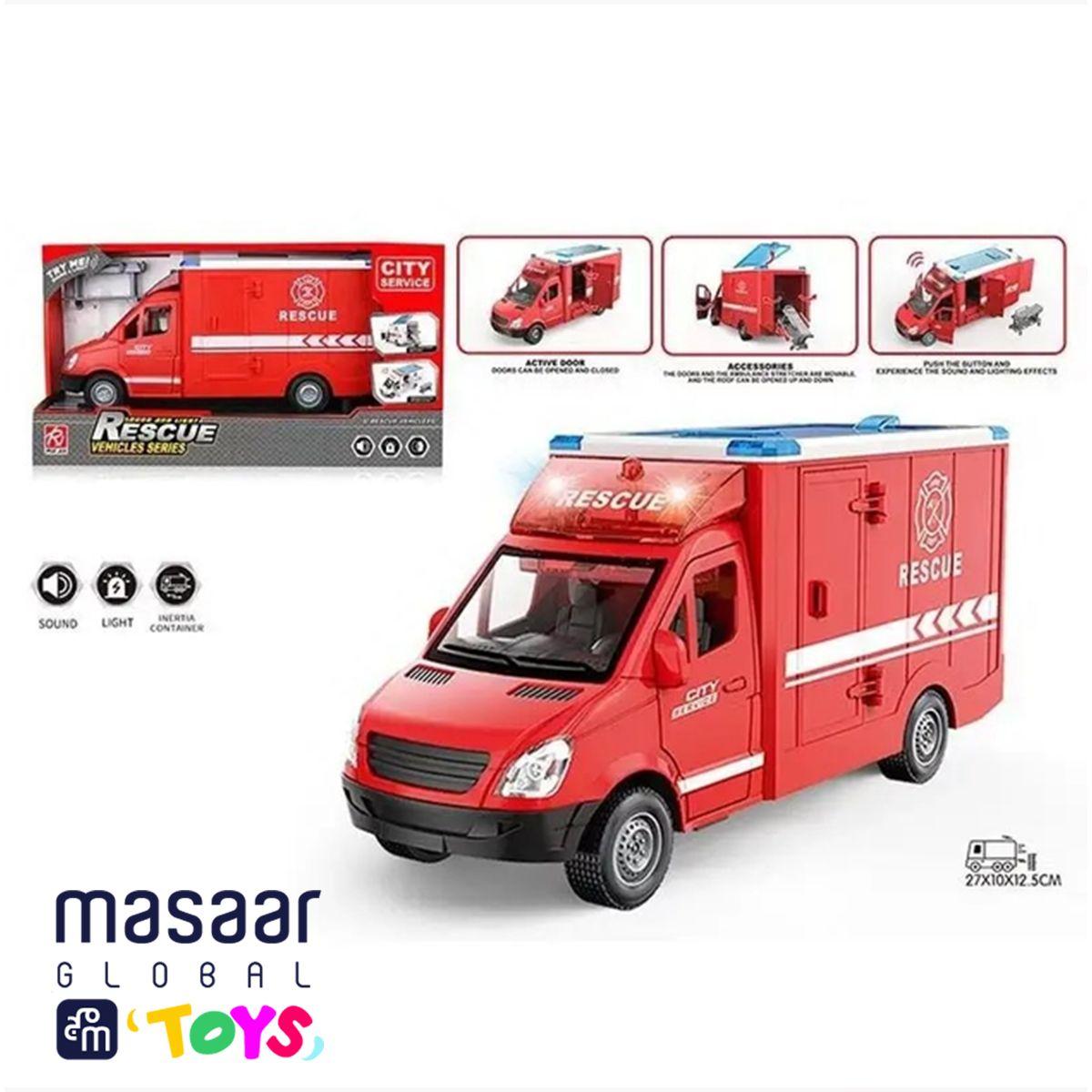 RJ5501B Toy Ambulances in Cars