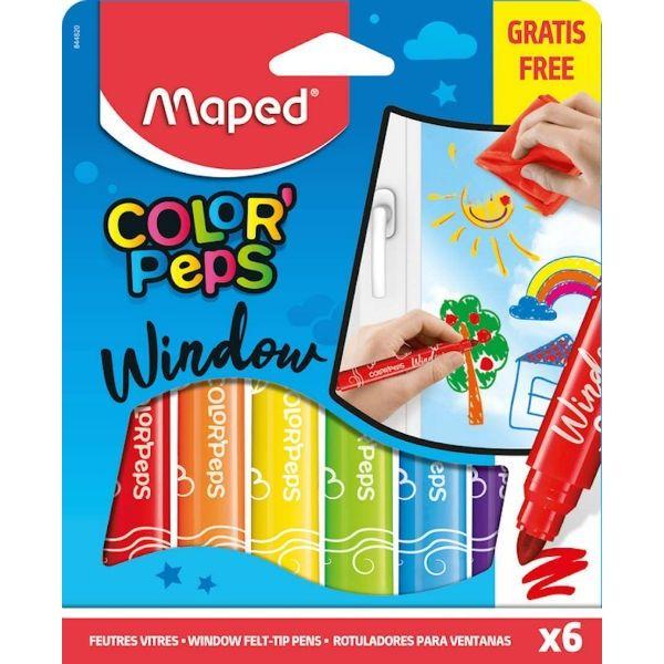 Maped Color’Peps 6 Window Felt Pens