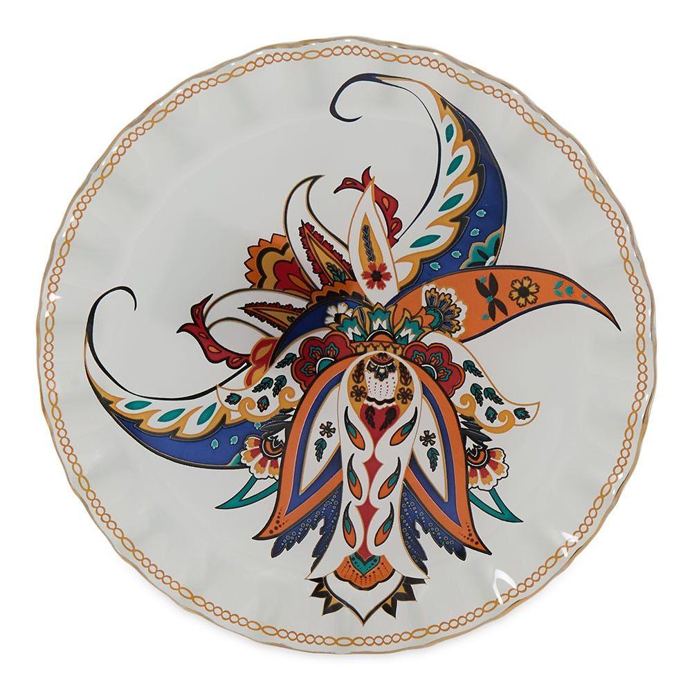 Zing Anemon Plate, Multicolour - 21 Cm