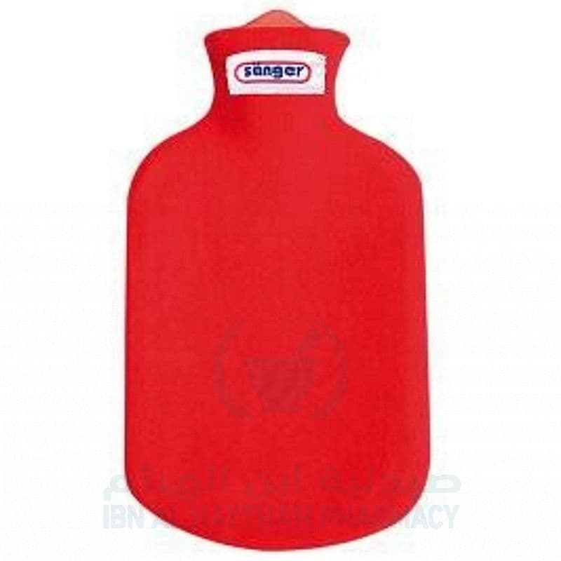 Sanger Contour Cover Hot Water Bag Red