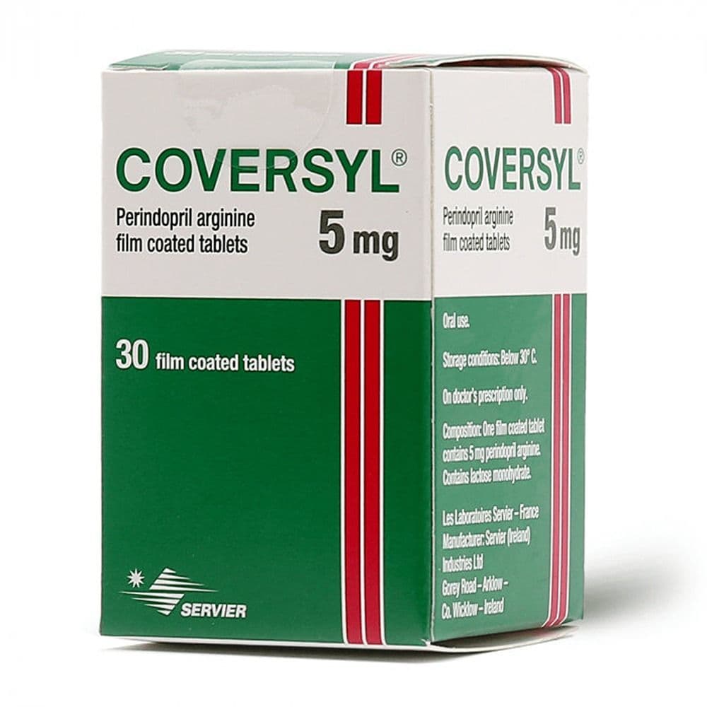 Coversyl 5 Mg 30 Tablets