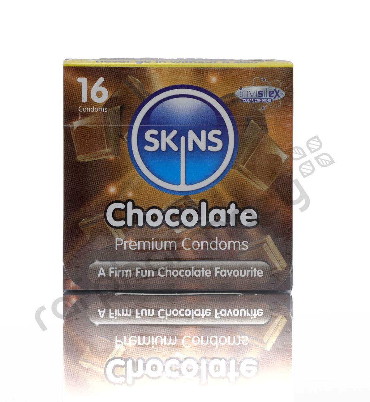 Skins Chocolate Flavored Condoms 16'S#18567