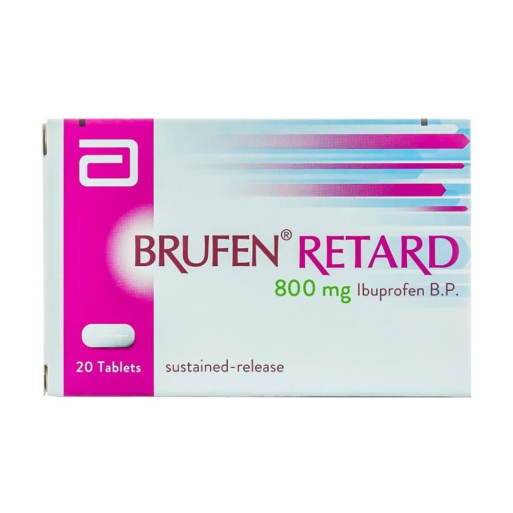 Brufen 800 Mg Retard Tab 20 S