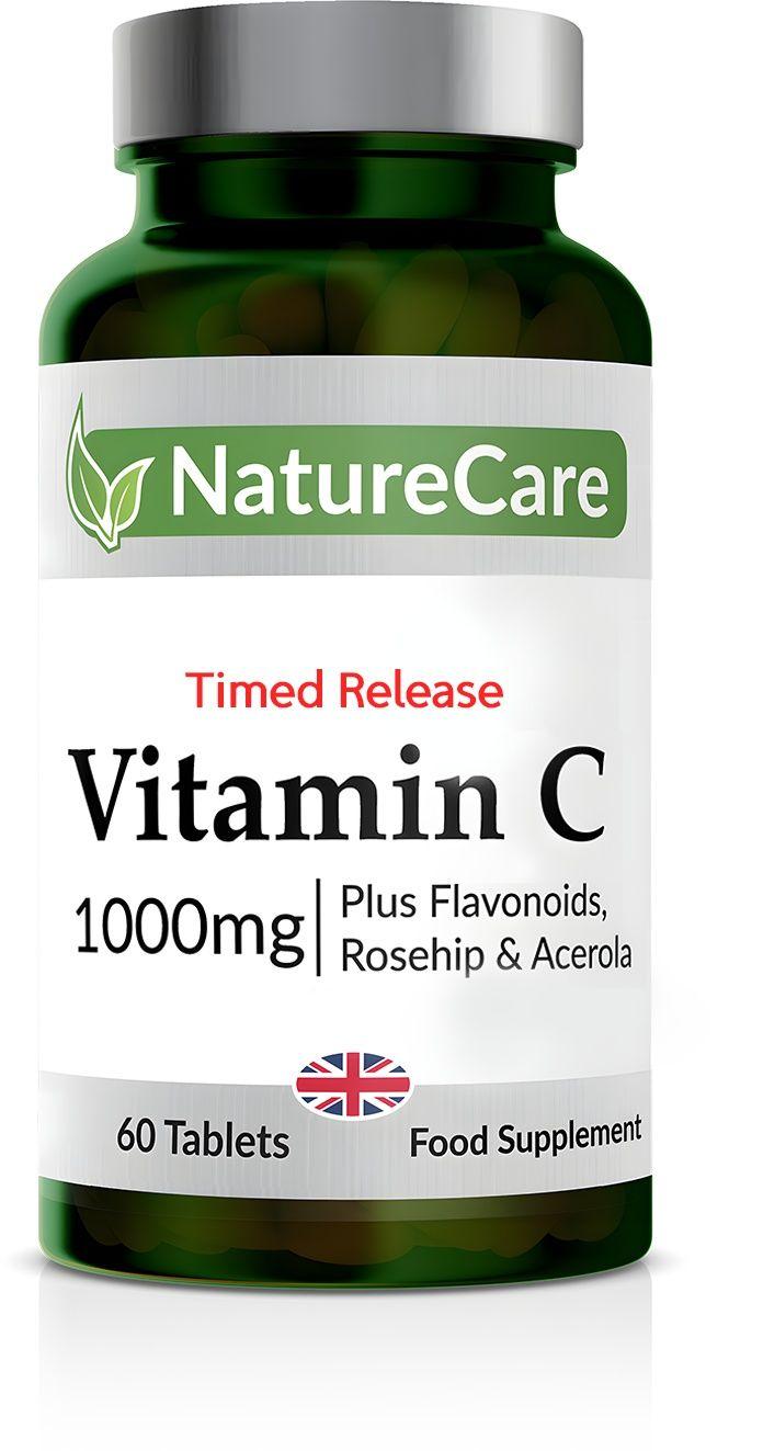 Nature Care Vit. C 1000Mg Time Release 60'S Tab