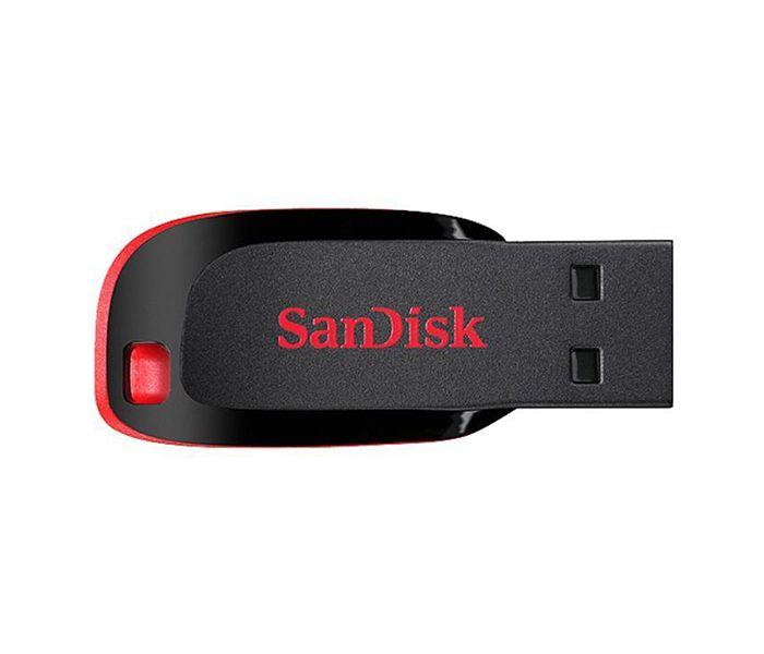 Sandisk Sdcz50-064G-B35 64Gb Cruzer Blade Usb 2.0 Flash Drive - Black & Red