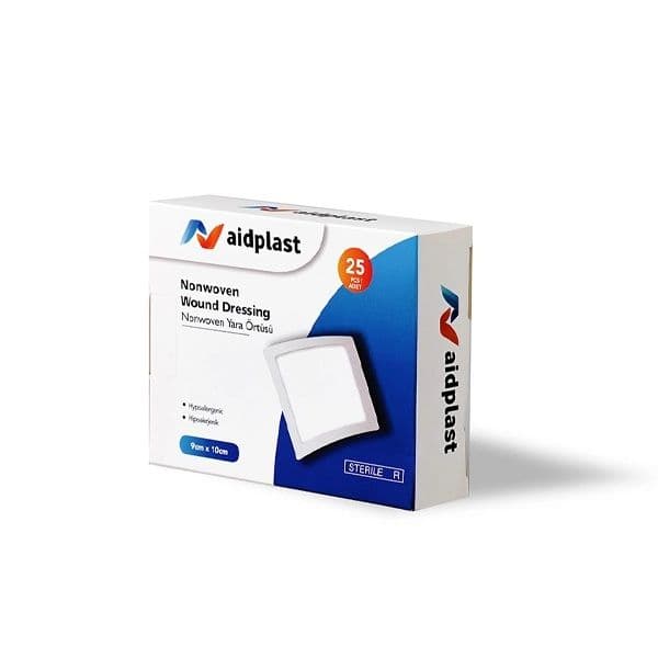 Aidplast Sterile Non Woven Wound Dressing 9Cm X 20Cm (25Ps)