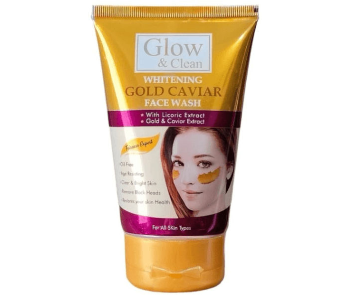 Glow & Clean Gold Caviar Whitening Face Wash For All Skin Types