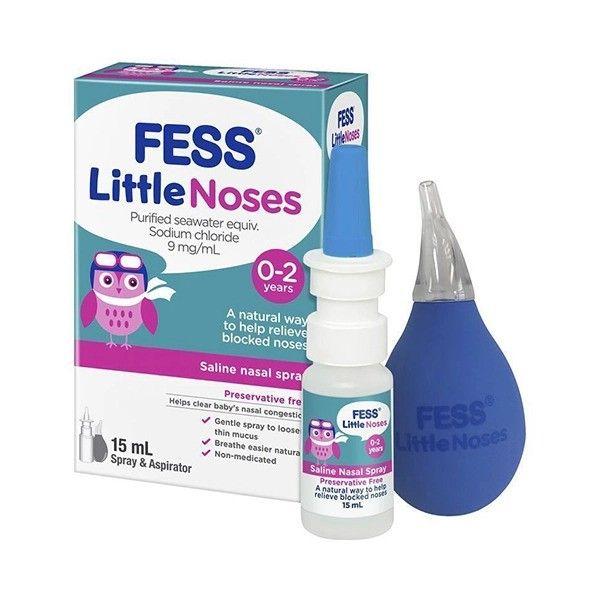 Fess Little Noses Spray+Aspirator 15Ml