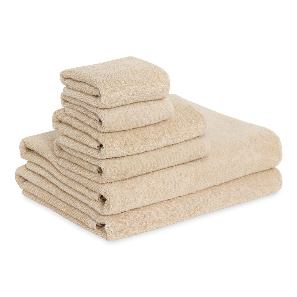 Vivian 6-Piece Turkish Towel Set, Beige