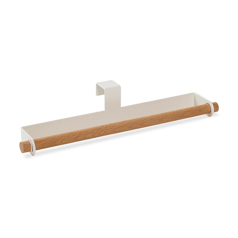 Heini Iron Towel Holder, White & Brown - 31X6Cm